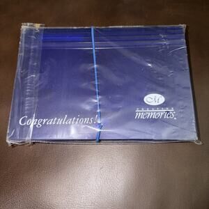 Creative Memories Brand Retired Blue Accordion Photo Files Folder Scrapbooking